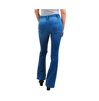 Indigo Poppy Kick Boot Tummy Control Bootcut Jean Women's Jeans