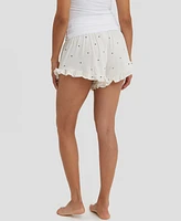 Nom Maternity Women's Fleur Smocked Shorts