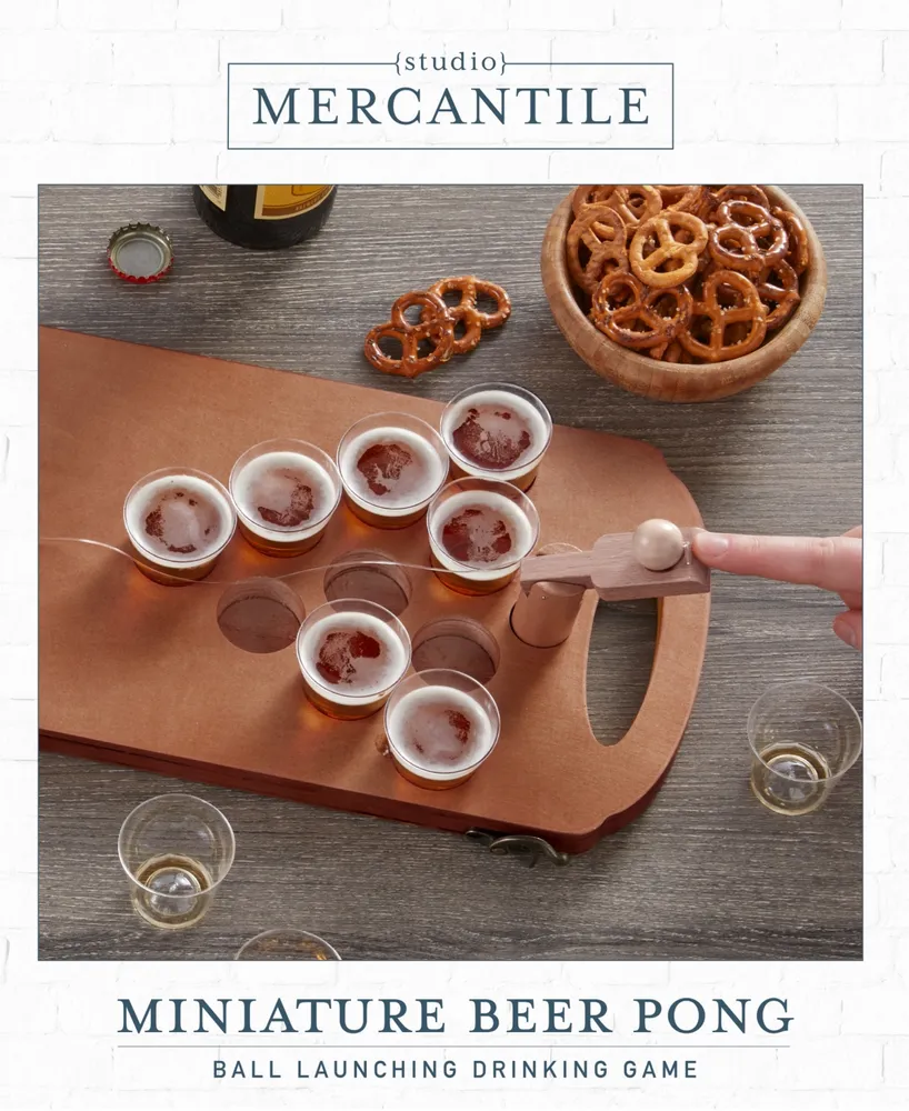 Studio Mercantile Mini Beer Pong Drinking Game