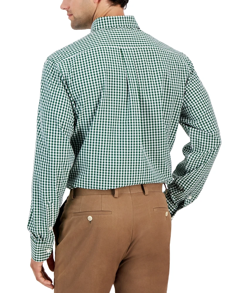 Club Room Men's Regular Fit Traveler Dress Shirt, Created for Macy's