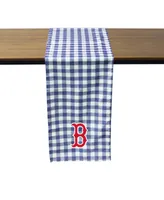 Boston Red Sox Buffalo Check Table Runner