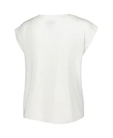 Women's Concepts Sport White, Cream Washington Commanders Montana Knit T-shirt and Shorts Sleep Set