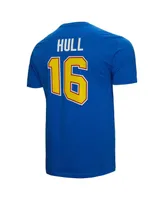 Men's Mitchell & Ness Brett Hull Blue St. Louis Blues Name and Number T-shirt