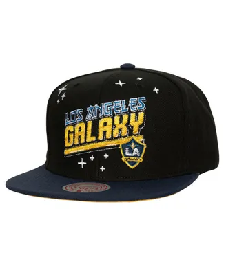 Men's Mitchell & Ness Black La Galaxy Anime Snapback Hat