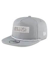 Men's New Era Gray Trackhouse Racing Golfer Snapback Adjustable Hat