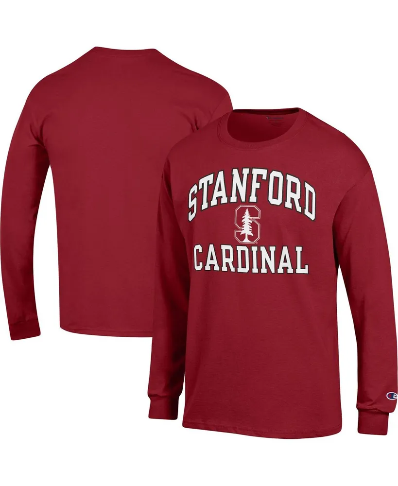 Men's Champion Cardinal Stanford High Motor Long Sleeve T-shirt