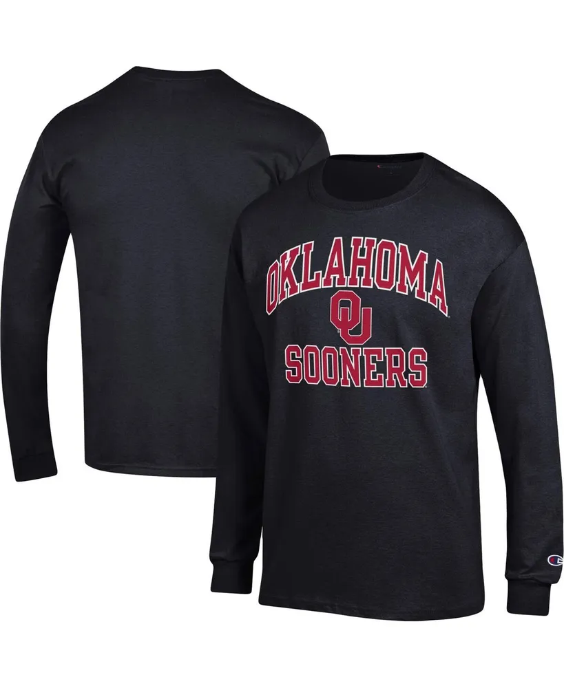 Men's Champion Oklahoma Sooners High Motor Long Sleeve T-shirt