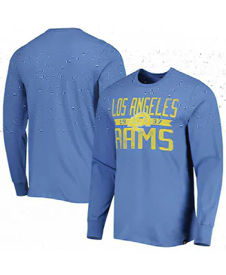 Men's '47 Brand Royal Los Angeles Rams Wide Out Franklin Long Sleeve T-shirt