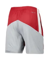 Men's Nike Crimson, Gray Washington State Cougars Performance Player Shorts