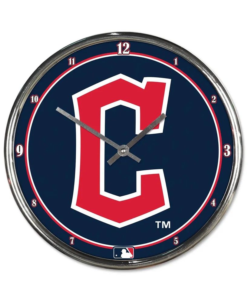 Wincraft Cleveland Guardians Round Chrome Team Wall Clock