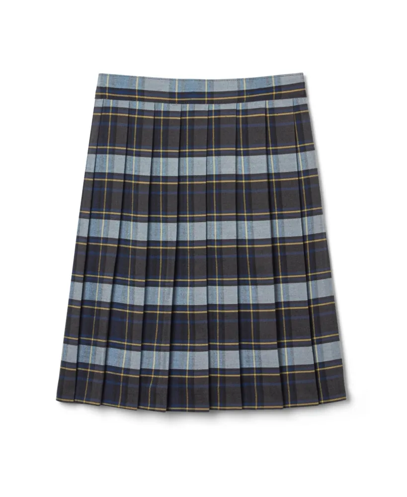 French Toast Big Girls Adjustable Waist Mid-Length Plaid Pleated Skirt
