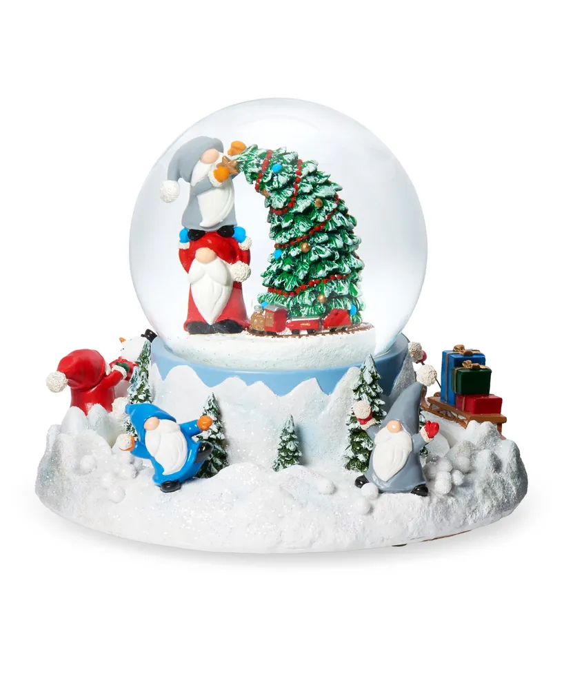 5.7" H Musical Gnome Dome, Rotating