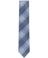 Calvin Klein Men's Denim Plaid Tie