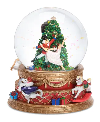 7" H Musical Nutcracker Dome