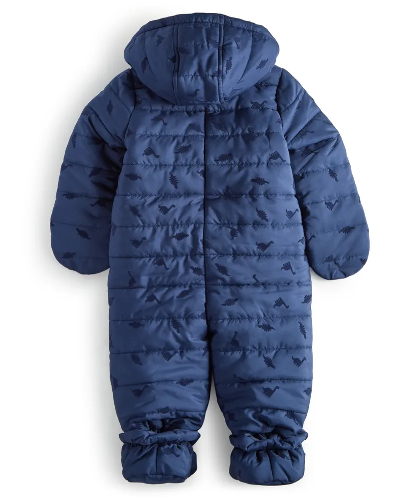 First Impressions Baby Boys Dinosaur Snowsuit, Created for Macy's