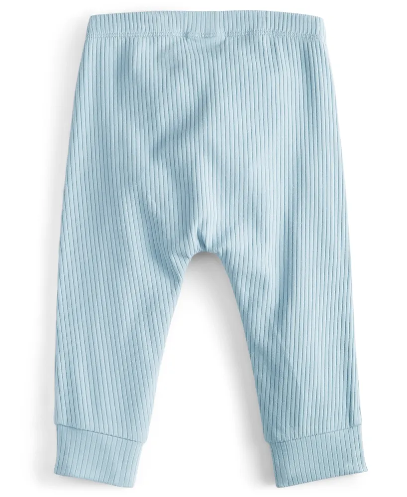 First Impressions Baby Boys Ribbed Jogger Pants, Created for Macy's