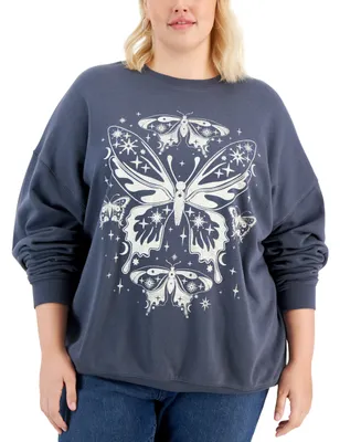 Grayson Threads, The Label Trendy Plus Graphic Sweatshirt
