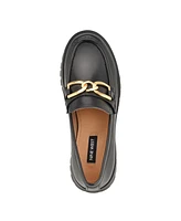 Nine West Women's Gables Chain Lug Sole Loafers