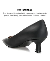 Journee Collection Women's Celica Kitten Heel Pumps