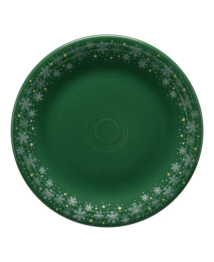 Fiesta Jade Snowflake Dinner Plate