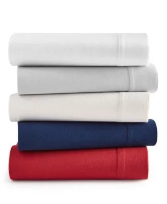 Charter Club Solid Flannel Cotton Sheet Sets Created For Macys