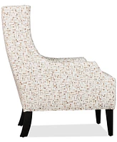 Landow Fabric Wing Chair, Created for Macy's