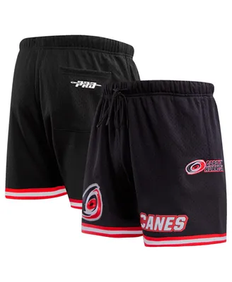 Men's Pro Standard Black Carolina Hurricanes Classic Mesh Shorts