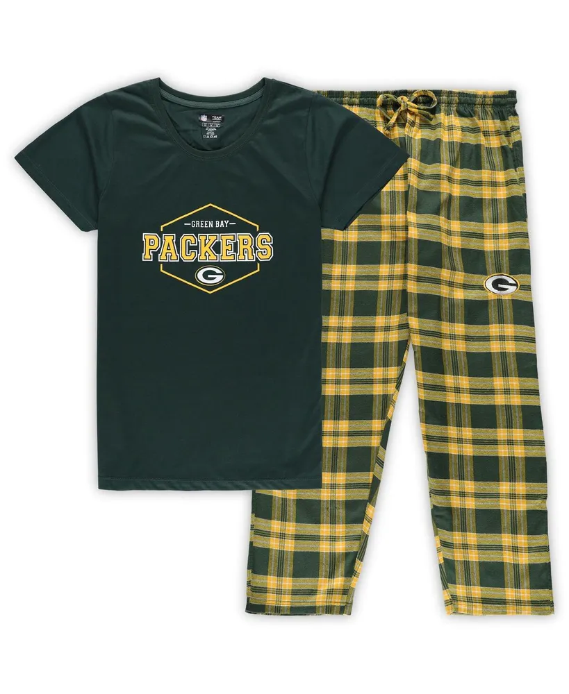 Green Bay Packers FOCO Women's Holiday Ugly Pajama Set - Green