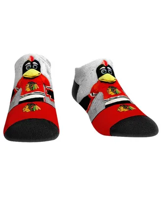 Men's and Women's Rock 'Em Socks Chicago Blackhawks Mascot Walkout Low Cut Socks