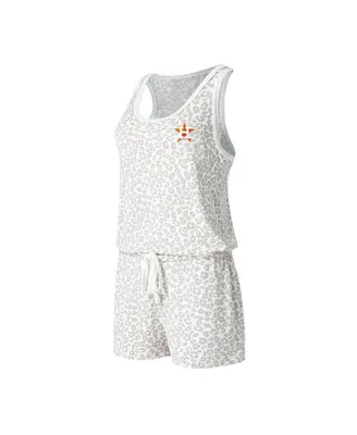 Women's Concepts Sport Cream Houston Astros Montana Hacci Knit Romper