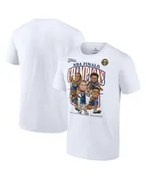 Men's Fanatics White Denver Nuggets 2023 Nba Finals Champions Windmill Team Caricature T-shirt