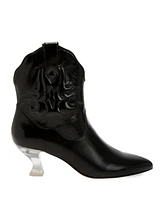 Katy Perry Women's The Annie-o Lucite Heel Booties