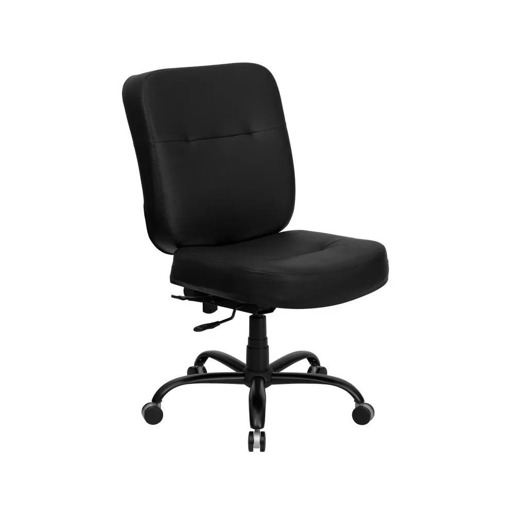 Emma+Oliver 400 Lb. Big & Tall High Back Rectangular Back Swivel Ergonomic Office Chair