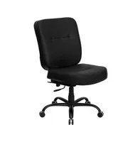 Emma+Oliver 400 Lb. Big & Tall High Back Rectangular Back Swivel Ergonomic Office Chair