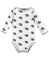 Touched by Nature Baby Boys 3Pk Organic Bodysuits