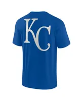 Men's and Women's Fanatics Signature Royal Kansas City Royals Super Soft Short Sleeve T-shirt