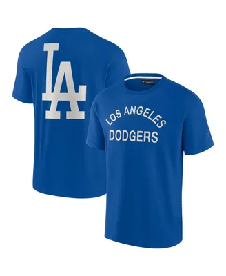 Men's and Women's Fanatics Signature Royal Los Angeles Dodgers Super Soft Short Sleeve T-shirt