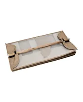 4 Pocket Wide Organizer Latte