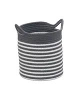 Striped Cotton Basket, Set of 3