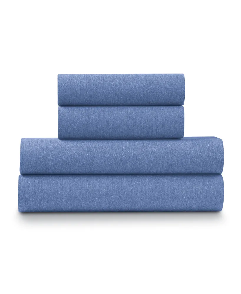 Ella Jayne Soft Heather Jersey Knit -Piece Sheet Set