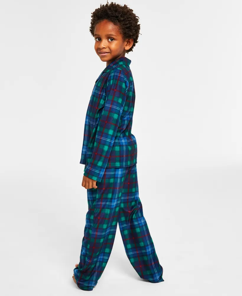 Family Pajamas Matching Family Pajamas Toddler, Little & Big Kids Plaid  Notched Pajamas Set, Created for Macy's
