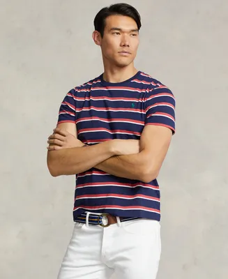 Polo Ralph Lauren Men's Cotton Classic-Fit Striped Jersey T-Shirt