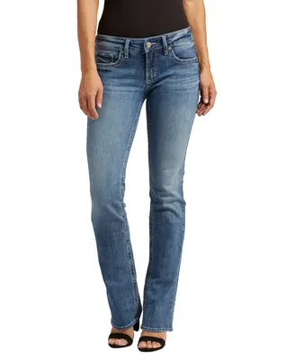 Silver Jeans Co. Women's Britt Low Rise Slim Bootcut Jeans