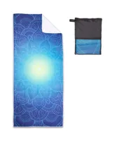 Arkwright Home Mandala Beach Towel w/ Travel Bag - 30x70 Color Options
