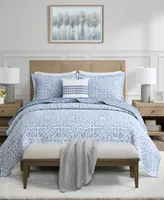 Madison Park Signature Harmony Oversized Reversible Matelasse 4 Piece Coverlet Set