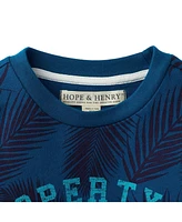 Hope & Henry Baby Boys Short Sleeve Graphic Tee