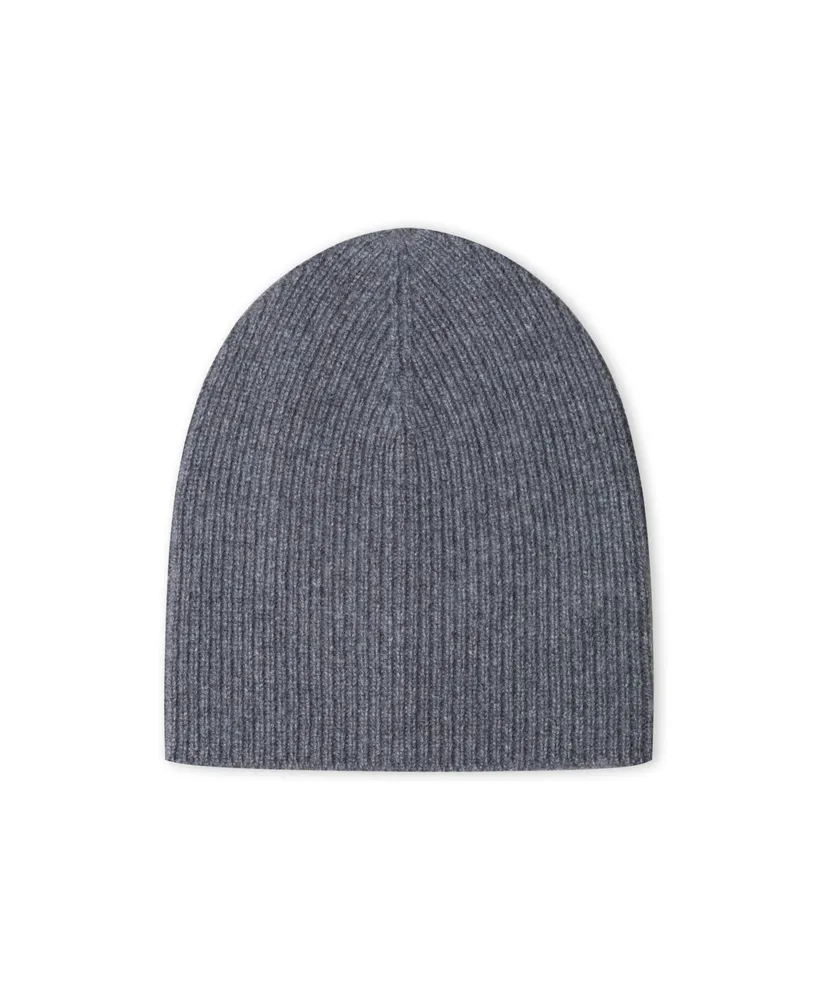 Style Republic Men's Men's Ribbed Beanie, 100% Cashmere, Soft & Stretchy, Warm Hat for Winter