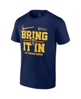 Men's Fanatics Navy Denver Nuggets 2023 Nba Finals Champions Half Court Hometown Originals Big and Tall T-shirt