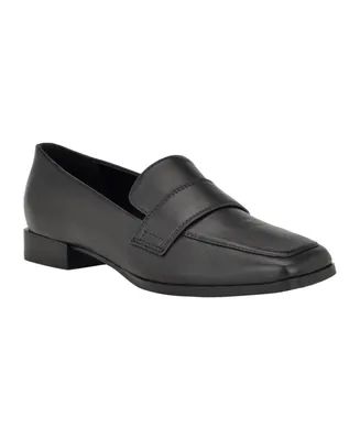 Calvin Klein Women's Tadyn Square Toe Slip-On Casual Loafers