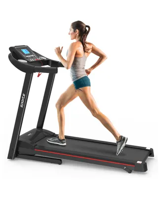 Simplie Fun Fitshow App Home Foldable Treadmill With Incline, Folding Treadmill For Home Workout